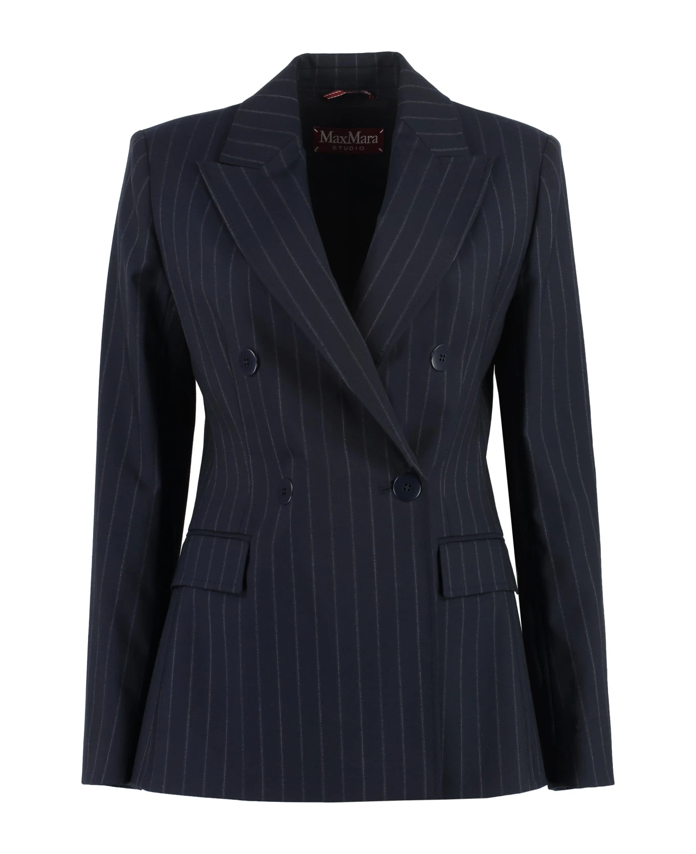 Sella Wool Pinstripe Blazer 1 Sella Wool Pinstripe Blazer