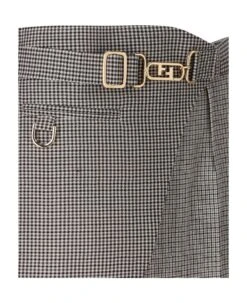 FENDI Buckled Houndstooth Midi Skirt -Italist Store 1db300cf095e76a20b3db6142c789387