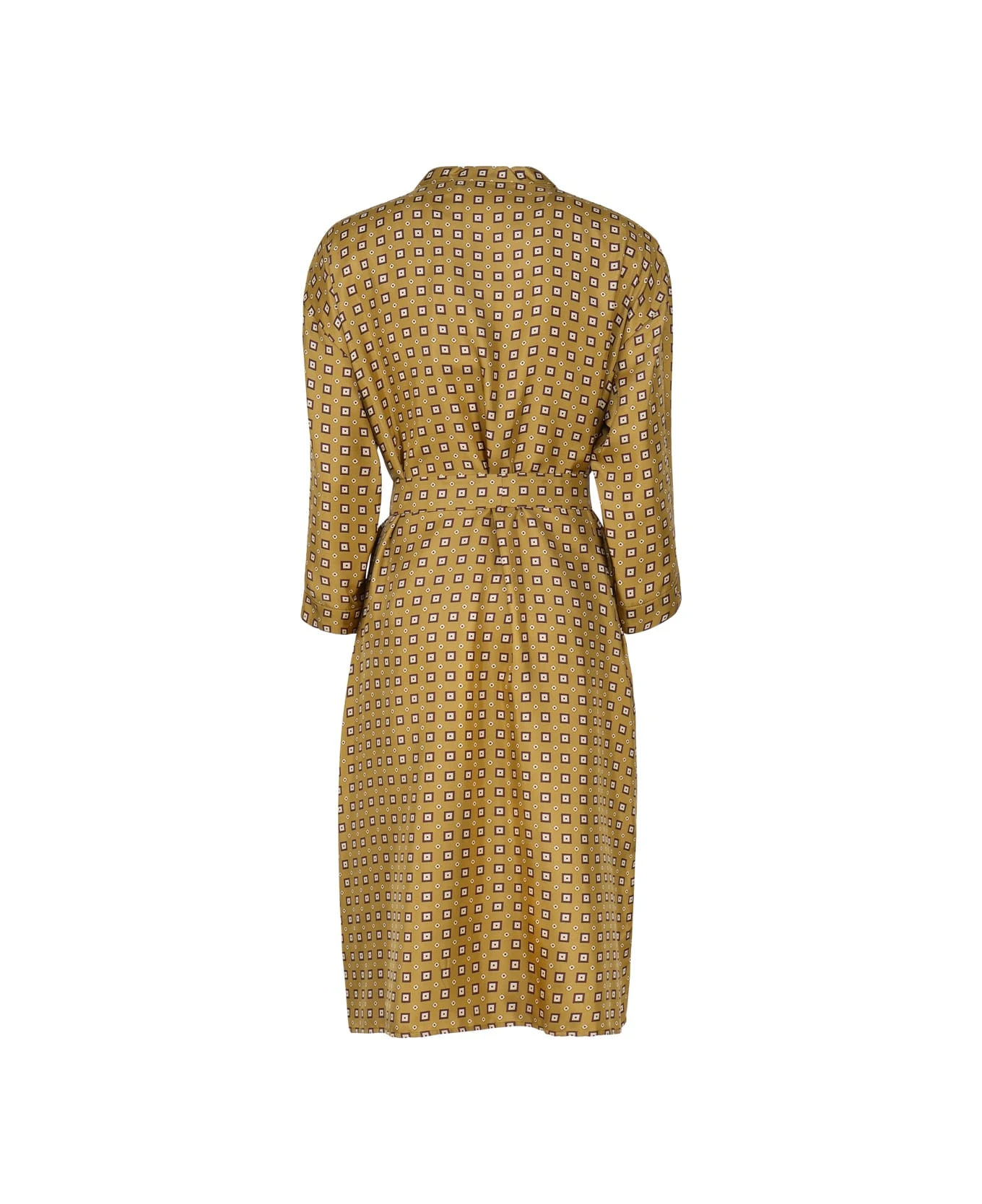 Max Mara Kaftan Dress In Printed Silk 4 Max Mara Kaftan Dress In Printed Silk - Image 4