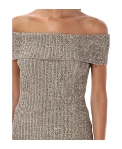 Ganni Melange Knit Top -Italist Store 2012799529a3059fa04980ce45ce911c