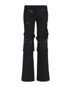 Off-White Wool Blend Cargo Trousers