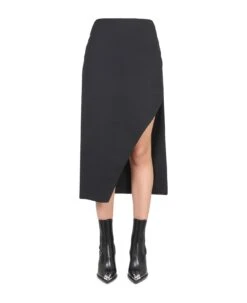 Alexander McQueen Wool And Mohair Skirt