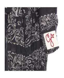 Golden Goose Logo Patch Paisley Print Long Dress 6 Golden Goose Logo Patch Paisley Print Long Dress -Italist Store 22bdf0496b63b4c8ae94fddb2546b1aa