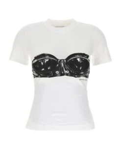 Alexander McQueen Corset Print T-shirt