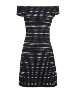 Alexander McQueen Black/white Polka Dot Minidress