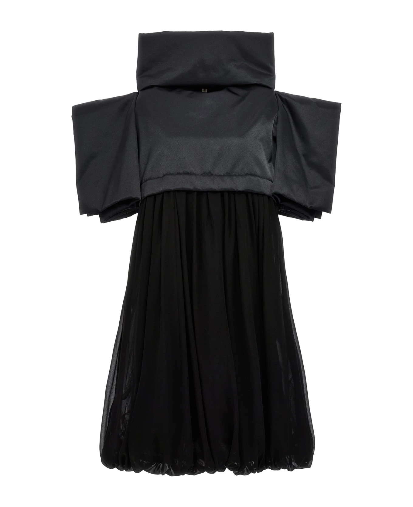 Comme Des Garcons Two-material Dress 1 Comme Des Garcons Two-material Dress