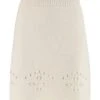 Chloé Wool Skirt With Cut Out Embroidery