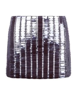 The Attico Rue Sequinned Miniskirt