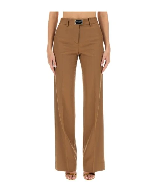 Dolce & Gabbana Flannel Flare Pants -Italist Store 25de6f6d7d0c5b071649e61e8bb99014