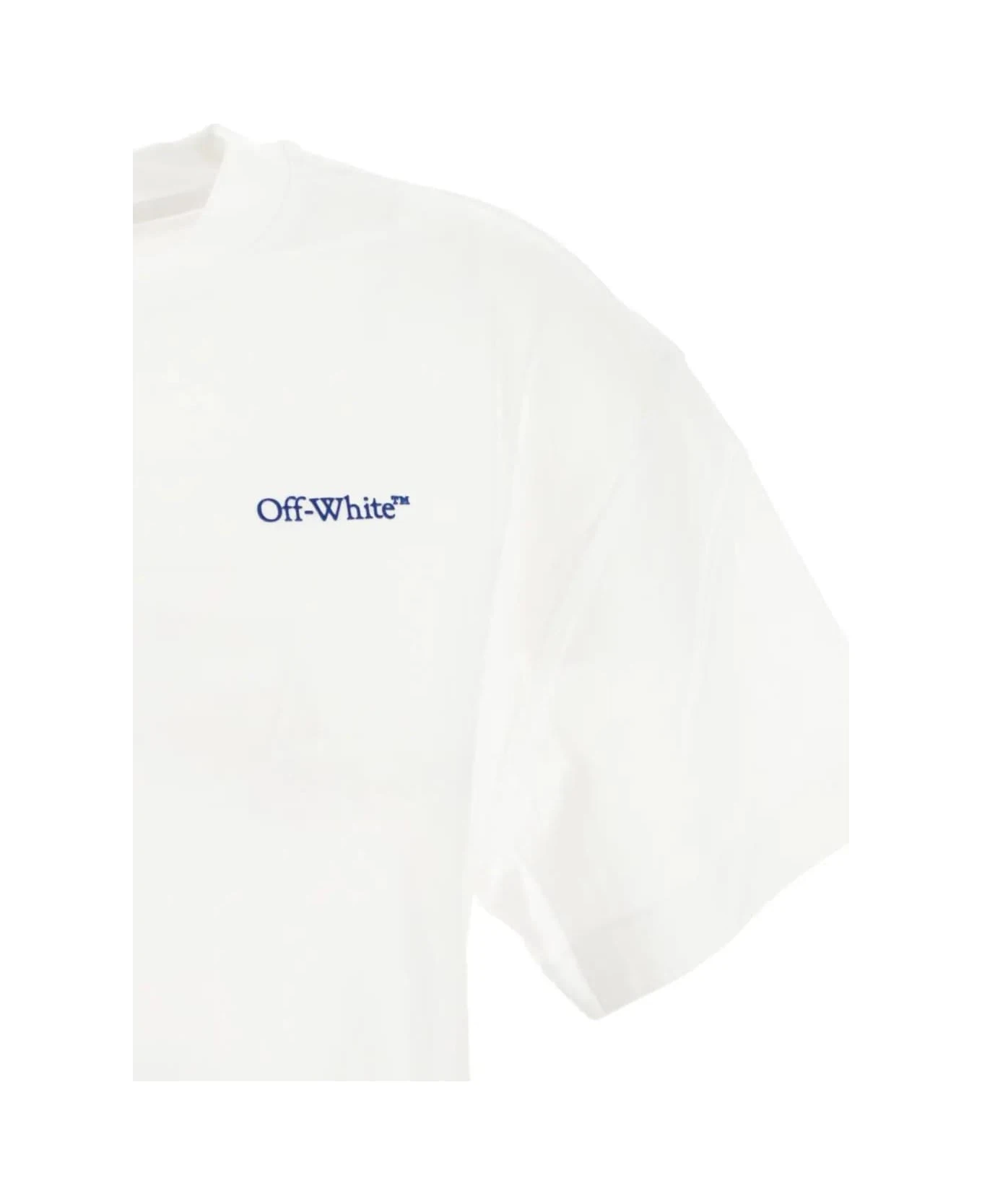 Off-White Embroidered Diagonal Tab Casual T-shirt 3 Off-White Embroidered Diagonal Tab Casual T-shirt - Image 3
