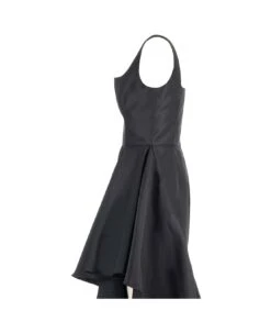 Alexander McQueen Black Polyfaille Dress -Italist Store 2755f957df9242bed77b37016364d047