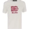 Dolce & Gabbana Cotton Jersey T-shirt With Dg Logo Patch
