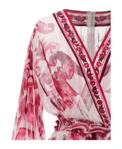 Dolce & Gabbana Maiolica Dress -Italist Store 285c1985628277c1d63aa93671679bd5