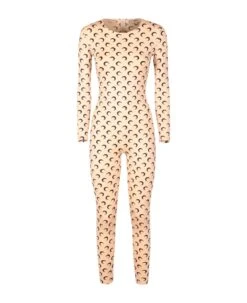 Marine Serre Crescent Moon-print Jumpsuit