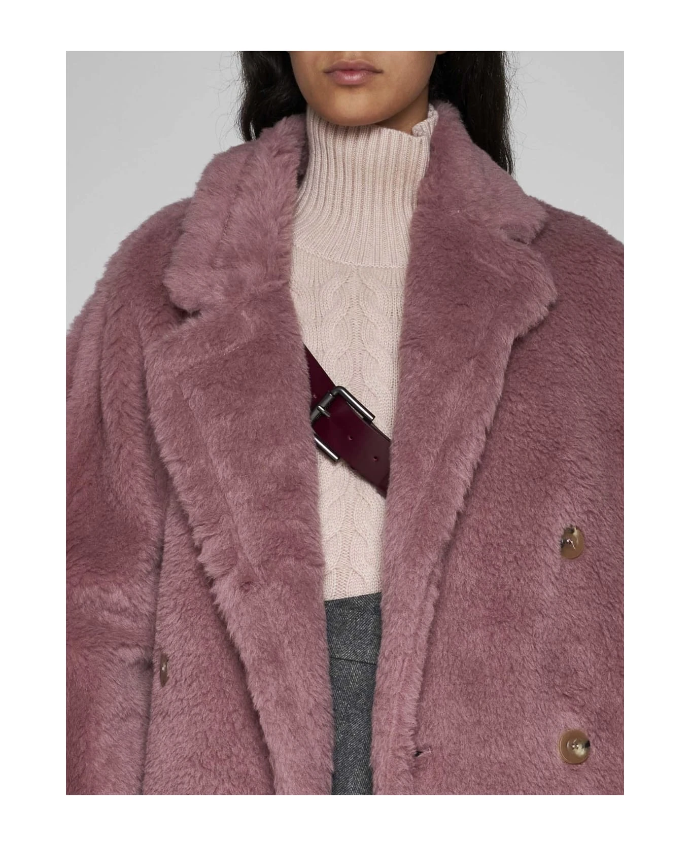 Max Mara Zitto Alpaca-blend Teddy Coat 4 Max Mara Zitto Alpaca-blend Teddy Coat - Image 4