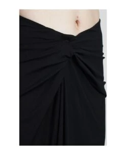 Natacha Skirt In Black Viscose -Italist Store 2bb9a64f8a65ed4bb098bc49ef4dee24