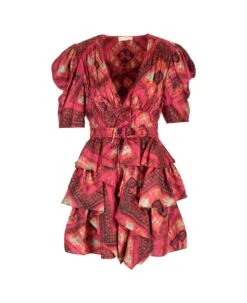 ULLA JOHNSON "zita" Silk Mini Dress