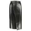 Leather Wrap Skirt