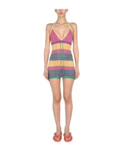Gallo Mini Striped Dress