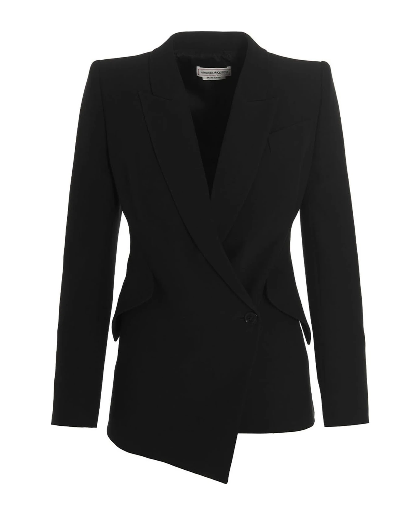 Alexander McQueen Asymmetrical Blazer Jacket 1 Alexander McQueen Asymmetrical Blazer Jacket