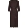 Max Mara Lignano Linen Shirt Dress