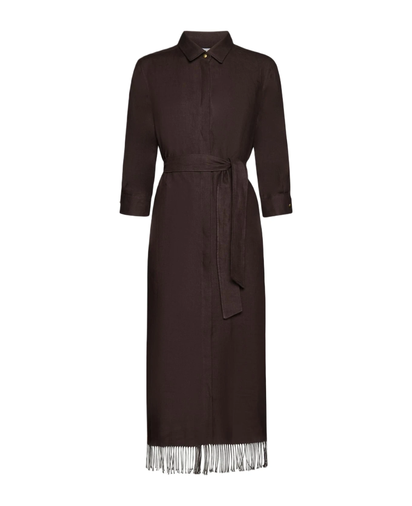 Max Mara Lignano Linen Shirt Dress 1 Max Mara Lignano Linen Shirt Dress