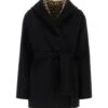 Valentino Garavani Black Wool Blend Coat