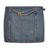 Miu Miu Belted Denim Skirt
