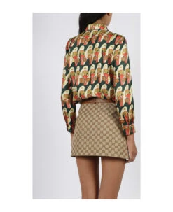 Gucci Porter Print Silk Shirt -Italist Store 2de02ce855f9dd172b983ca4bbbce17b
