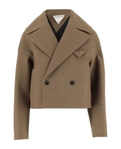Bottega Veneta Wool And Silk Double-breasted Jacket