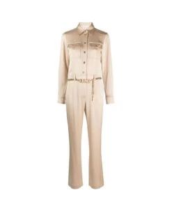 MICHAEL Michael Kors Mod Belted Jumpsuit
