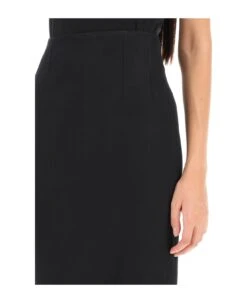 Versace Grain De Poudre Pencil Skirt -Italist Store 311c3a691acb2c461b37ee70656fd96d