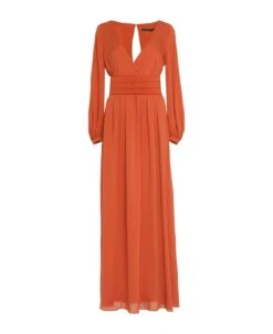 Max Mara Tasca Silk Maxi Dress