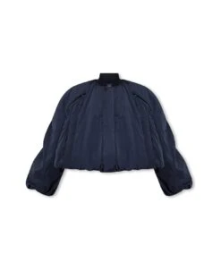 Jacquemus Le Bomber Bahia Cropped Bomber Jacket