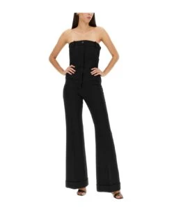 MOSCHINO Off Shoulder Jumpsuit -Italist Store 335a801d3975630b6f0eebd65ec24dd9