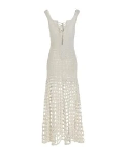 Chloé Macramé Dress