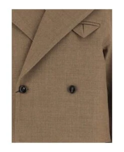 Bottega Veneta Wool And Silk Double-breasted Jacket -Italist Store 35a182b503c32cad30fcf5d7525329f2