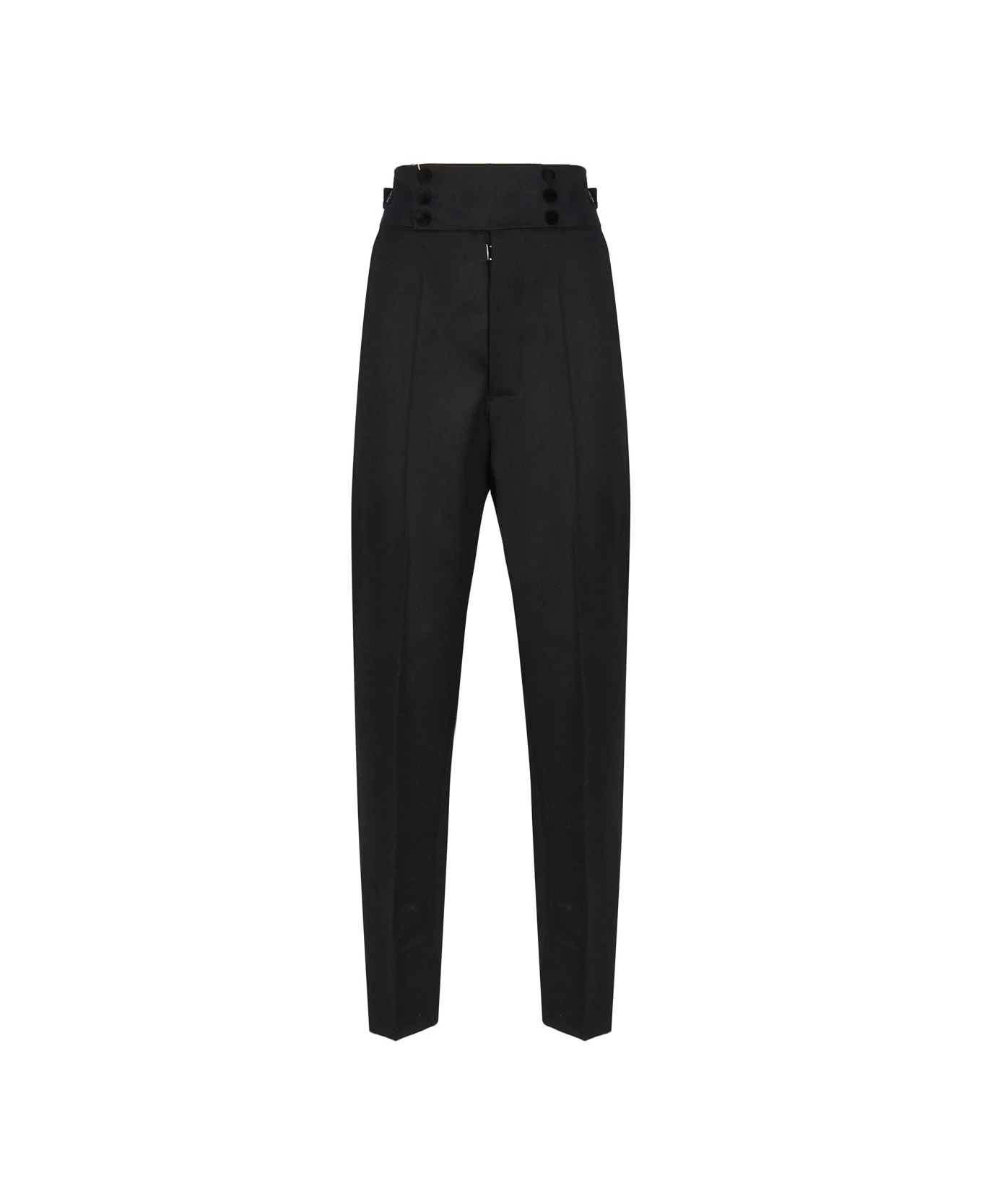 Maison Margiela Tapered Wool Trousers 2 Maison Margiela Tapered Wool Trousers - Image 2