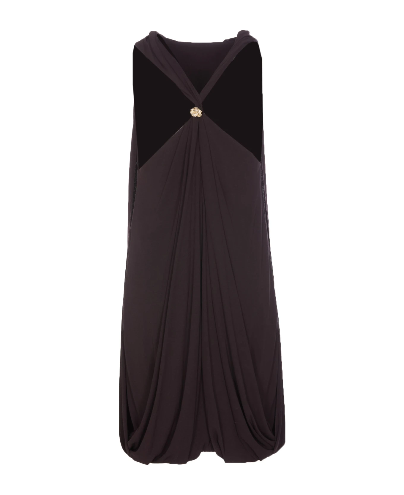 Lanvin Short Draped Dress 2 Lanvin Short Draped Dress - Image 2