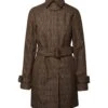 Versace Brown Cotton Blend Trench Coat