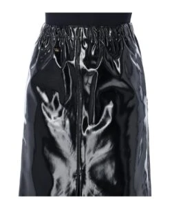 Maison Margiela Coated Cotton Midi Skirt -Italist Store 388a465fa0310ff4a4d687278e681999