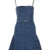 Alexander McQueen Stone Washed Denim Mini Dress
