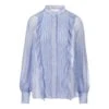 Valentino Garavani Striped Button-up Blouse