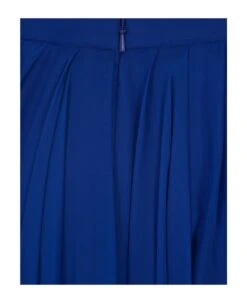 Alexander McQueen Long Draped Dress In Ultramarine Blue Silk 9 Alexander McQueen Long Draped Dress In Ultramarine Blue Silk -Italist Store 3b2892bcc342c8aa9edf7f4dab58ac0d