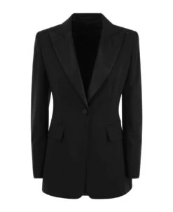 Max Mara Gara Buttoned V-neck Blazer