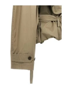 Balenciaga 'folded' Trench Coat -Italist Store 3c64ff948fd8b45b62a5f0740309fa3f