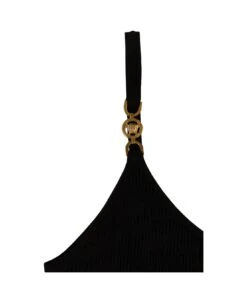 Versace Black Knitted Dress With La Greca Motif All-over In Viscose Woman -Italist Store 3d1cbcf4a80f2bd841e97995a96a45c8