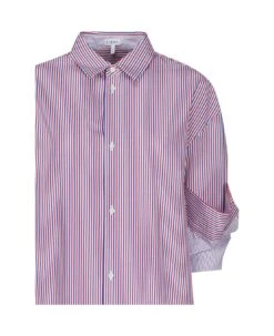 Loewe Shirt Dress With Lapel In Striped Cotton -Italist Store 3e2d72d627fc6b5af0180ce1e598cb1d