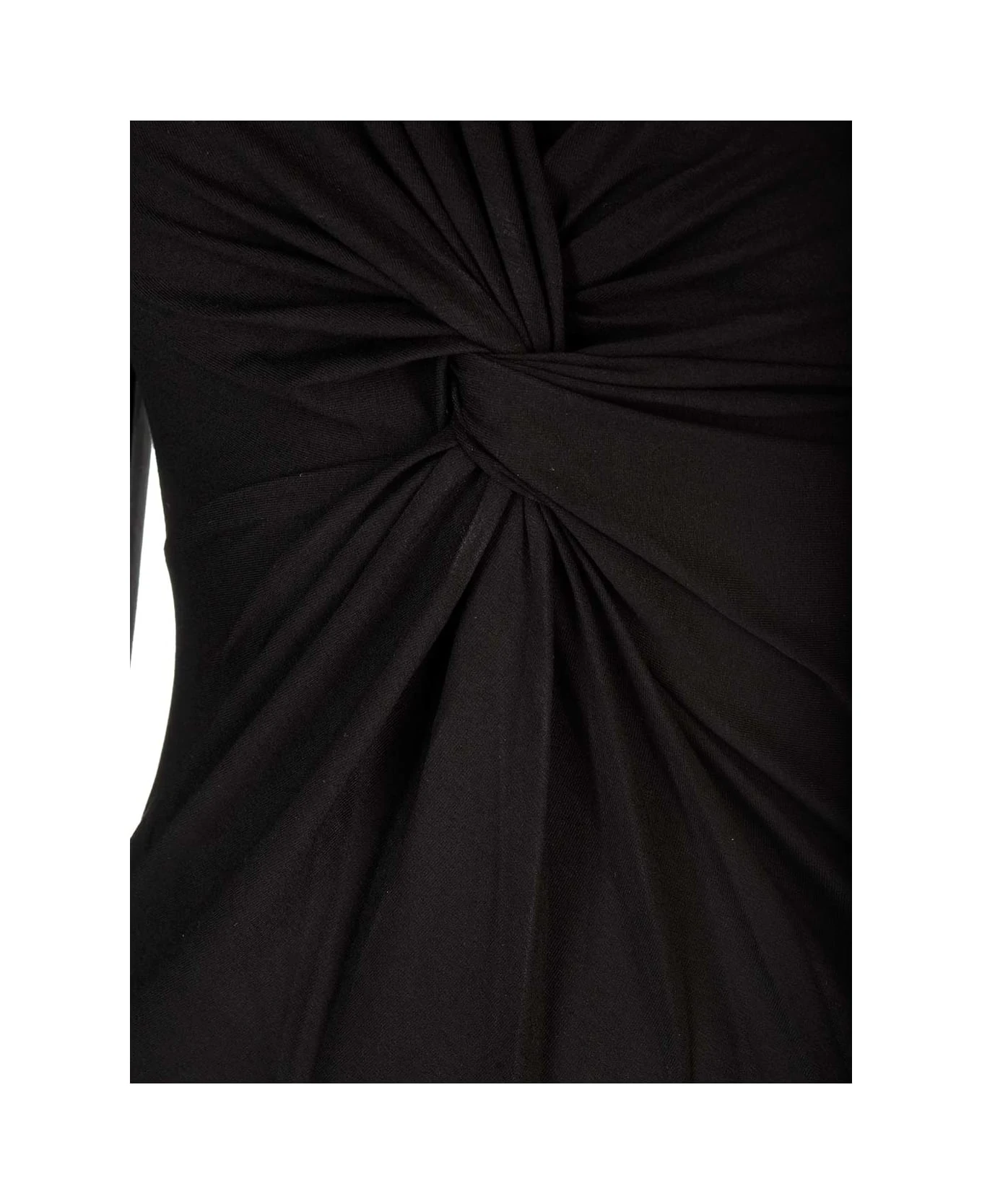 Black 'lisy' Midi Dress 4 Black 'lisy' Midi Dress - Image 4