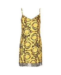 Versace Silk Twill Mini Dress